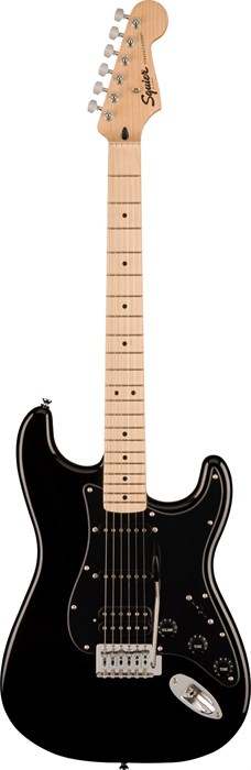 FENDER SQUIER SONIC STRAT HSS MN Black 1673 - фото 4542